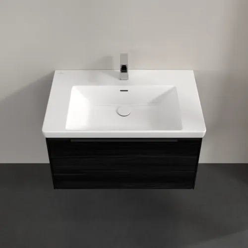 Bild von VILLEROY BOCH Subway 3.0 Waschbeckenunterschrank, 1 Auszug, 772 x 429 x 478 mm, Black Oak #C57301AB