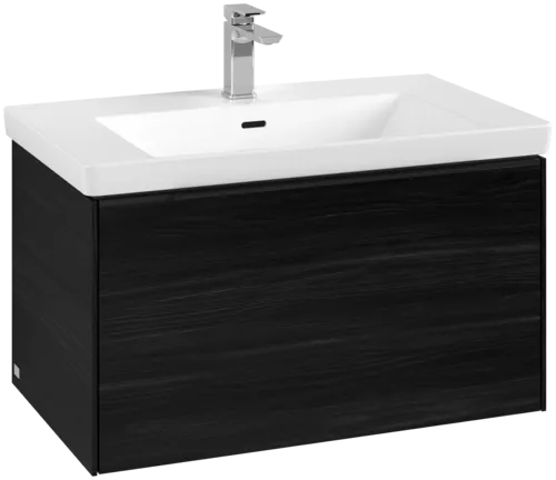 Bild von VILLEROY BOCH Subway 3.0 Waschbeckenunterschrank, 1 Auszug, 772 x 429 x 478 mm, Black Oak #C57301AB