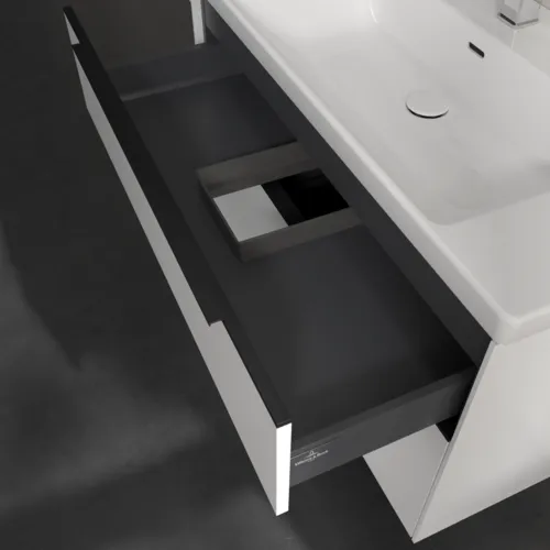 Bild von VILLEROY BOCH Subway 3.0 Waschbeckenunterschrank, 2 Auszüge, 973 x 576 x 478 mm, Pure White #C57001VF