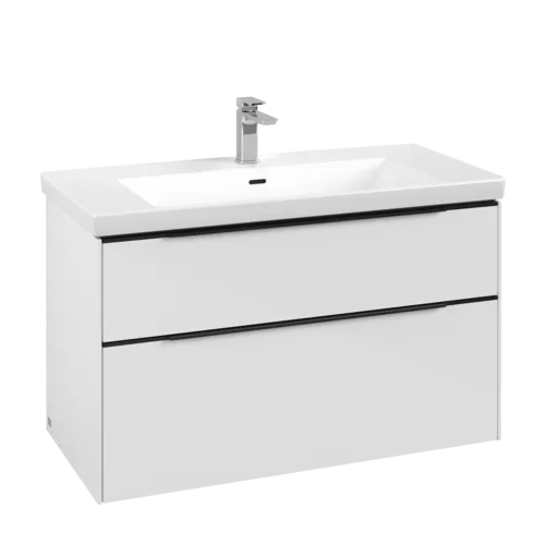 Bild von VILLEROY BOCH Subway 3.0 Waschbeckenunterschrank, 2 Auszüge, 973 x 576 x 478 mm, Brilliant White #C57001VE