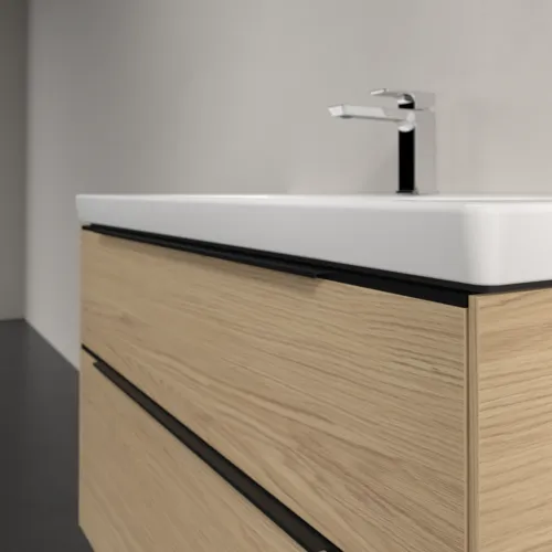 Bild von VILLEROY BOCH Subway 3.0 Waschbeckenunterschrank, 2 Auszüge, 973 x 576 x 478 mm, Nordic Oak #C57001VJ