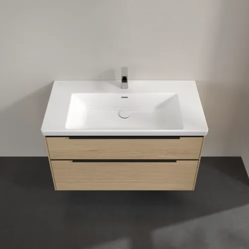 Bild von VILLEROY BOCH Subway 3.0 Waschbeckenunterschrank, 2 Auszüge, 973 x 576 x 478 mm, Nordic Oak #C57001VJ