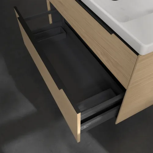 Bild von VILLEROY BOCH Subway 3.0 Waschbeckenunterschrank, 2 Auszüge, 973 x 576 x 478 mm, Nordic Oak #C57001VJ