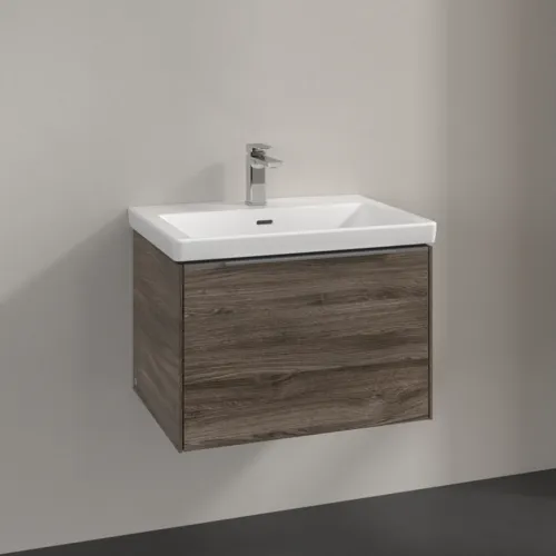 Bild von VILLEROY BOCH Subway 3.0 Waschbeckenunterschrank, 1 Auszug, 622 x 429 x 478 mm, Stone Oak #C57500RK