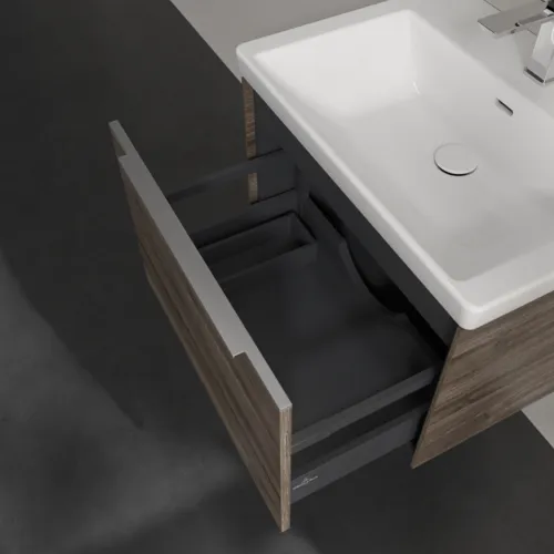 Bild von VILLEROY BOCH Subway 3.0 Waschbeckenunterschrank, 1 Auszug, 622 x 429 x 478 mm, Stone Oak #C57500RK