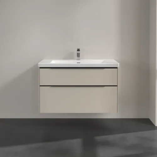 Bild von VILLEROY BOCH Subway 3.0 Waschbeckenunterschrank, 2 Auszüge, 973 x 576 x 478 mm, Cashmere Grey #C57001VN