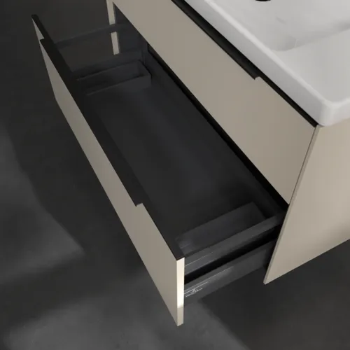 Bild von VILLEROY BOCH Subway 3.0 Waschbeckenunterschrank, 2 Auszüge, 973 x 576 x 478 mm, Cashmere Grey #C57001VN