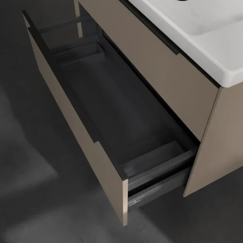 Bild von VILLEROY BOCH Subway 3.0 Waschbeckenunterschrank, 2 Auszüge, 973 x 576 x 478 mm, Taupe #C57001VM