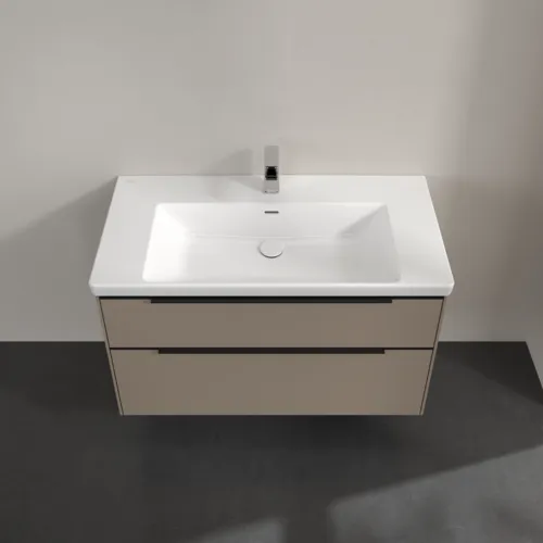 Bild von VILLEROY BOCH Subway 3.0 Waschbeckenunterschrank, 2 Auszüge, 973 x 576 x 478 mm, Taupe #C57001VM
