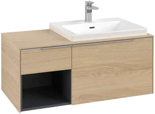 Bild von VILLEROY BOCH Subway 3.0 Waschbeckenunterschrank, 2 Auszüge, 1001 x 423 x 516 mm, Nordic Oak / Nordic Oak #C57100VJ