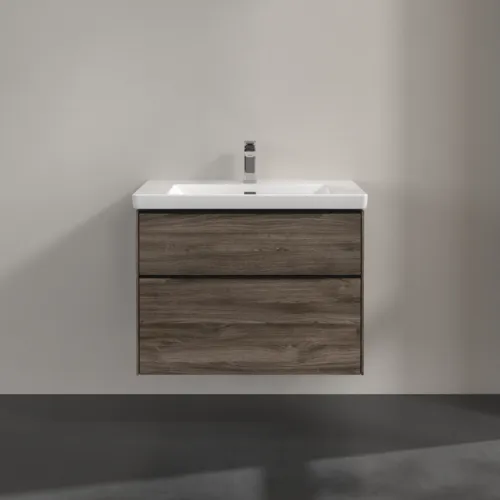 Bild von VILLEROY BOCH Subway 3.0 Waschbeckenunterschrank, 2 Auszüge, 772 x 576 x 478 mm, Stone Oak #C57401RK