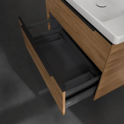 Bild von VILLEROY BOCH Subway 3.0 Waschbeckenunterschrank, 2 Auszüge, 772 x 576 x 478 mm, Kansas Oak #C57401RH