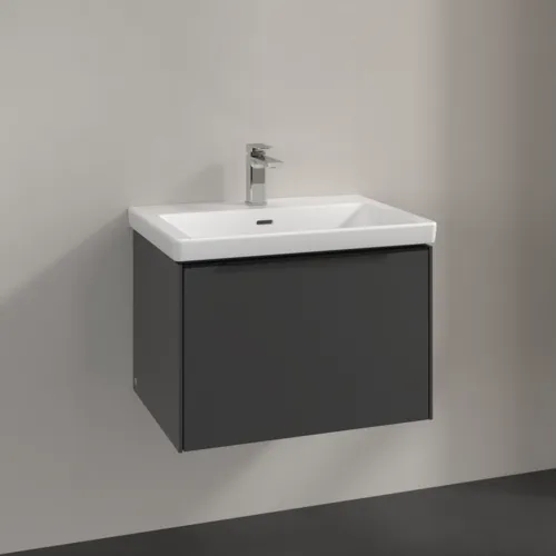 Bild von VILLEROY BOCH Subway 3.0 Waschbeckenunterschrank, 1 Auszug, 622 x 429 x 478 mm, Graphite #C57501VR
