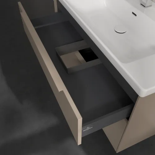 Bild von VILLEROY BOCH Subway 3.0 Waschbeckenunterschrank, 2 Auszüge, 973 x 576 x 478 mm, Taupe #C57002VM