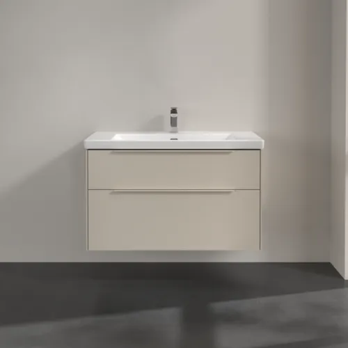 Bild von VILLEROY BOCH Subway 3.0 Waschbeckenunterschrank, 2 Auszüge, 973 x 576 x 478 mm, Cashmere Grey #C57002VN