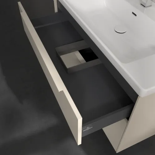 Bild von VILLEROY BOCH Subway 3.0 Waschbeckenunterschrank, 2 Auszüge, 973 x 576 x 478 mm, Cashmere Grey #C57002VN