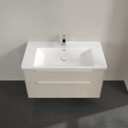 Bild von VILLEROY BOCH Subway 3.0 Waschbeckenunterschrank, 2 Auszüge, 973 x 576 x 478 mm, Cashmere Grey #C57002VN