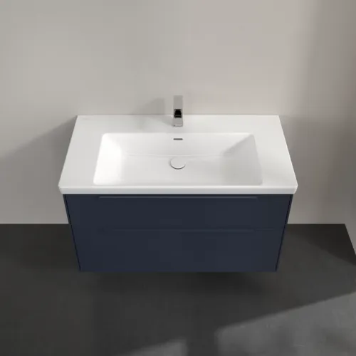 Bild von VILLEROY BOCH Subway 3.0 Waschbeckenunterschrank, 2 Auszüge, 973 x 576 x 478 mm, Marine Blue #C57002VQ