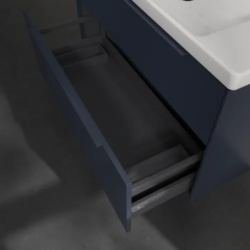 Bild von VILLEROY BOCH Subway 3.0 Waschbeckenunterschrank, 2 Auszüge, 973 x 576 x 478 mm, Marine Blue #C57002VQ