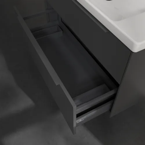 Bild von VILLEROY BOCH Subway 3.0 Waschbeckenunterschrank, 2 Auszüge, 973 x 576 x 478 mm, Graphite #C57002VR