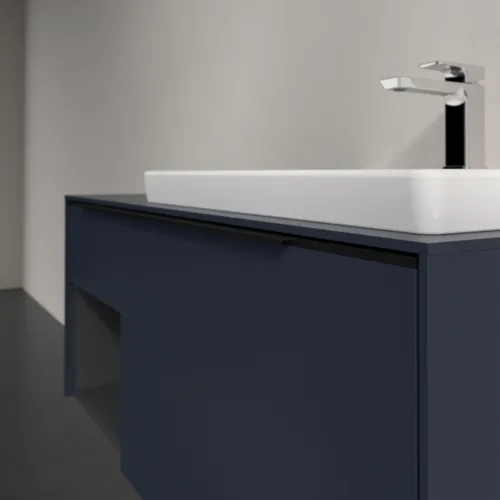 Bild von VILLEROY BOCH Subway 3.0 Waschbeckenunterschrank, 2 Auszüge, 1001 x 423 x 516 mm, Marine Blue / Marine Blue #C57101VQ