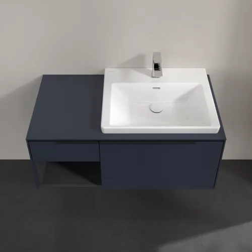 Bild von VILLEROY BOCH Subway 3.0 Waschbeckenunterschrank, 2 Auszüge, 1001 x 423 x 516 mm, Marine Blue / Marine Blue #C57101VQ