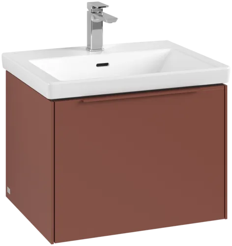Bild von VILLEROY BOCH Subway 3.0 Waschbeckenunterschrank, 1 Auszug, 572 x 429 x 478 mm, Wine Red #C57702AH