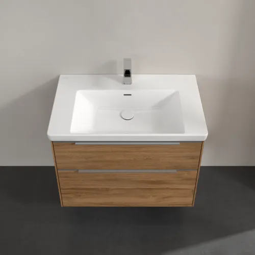 Bild von VILLEROY BOCH Subway 3.0 Waschbeckenunterschrank, 2 Auszüge, 772 x 576 x 478 mm, Kansas Oak #C57400RH