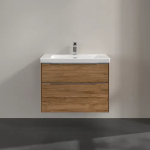 Bild von VILLEROY BOCH Subway 3.0 Waschbeckenunterschrank, 2 Auszüge, 772 x 576 x 478 mm, Kansas Oak #C57400RH