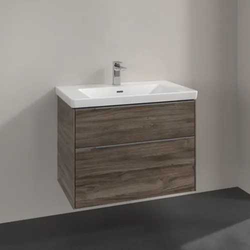 Bild von VILLEROY BOCH Subway 3.0 Waschbeckenunterschrank, 2 Auszüge, 772 x 576 x 478 mm, Stone Oak #C57400RK
