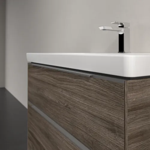 Bild von VILLEROY BOCH Subway 3.0 Waschbeckenunterschrank, 2 Auszüge, 772 x 576 x 478 mm, Stone Oak #C57400RK