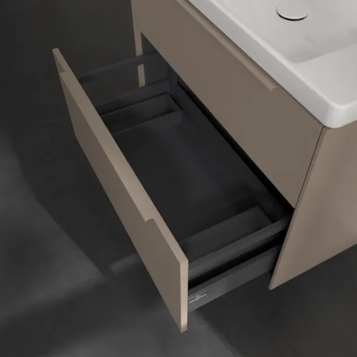 Bild von VILLEROY BOCH Subway 3.0 Waschbeckenunterschrank, 2 Auszüge, 772 x 576 x 478 mm, Taupe #C57402VM