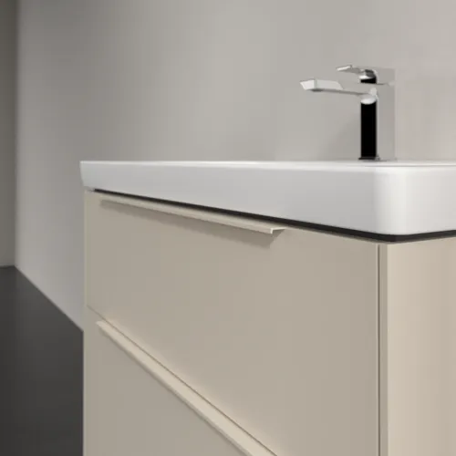 Bild von VILLEROY BOCH Subway 3.0 Waschbeckenunterschrank, 2 Auszüge, 772 x 576 x 478 mm, Cashmere Grey #C57402VN
