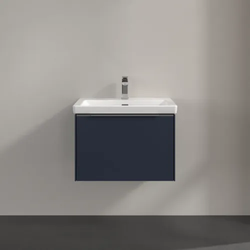 Bild von VILLEROY BOCH Subway 3.0 Waschbeckenunterschrank, 1 Auszug, 622 x 429 x 478 mm, Marine Blue #C57500VQ