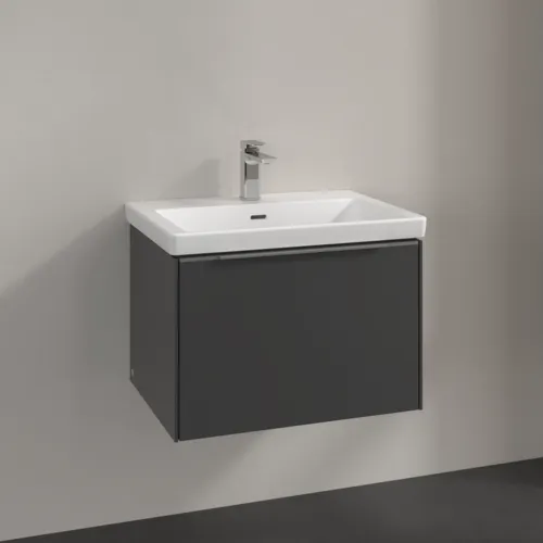 Bild von VILLEROY BOCH Subway 3.0 Waschbeckenunterschrank, 1 Auszug, 622 x 429 x 478 mm, Graphite #C57500VR