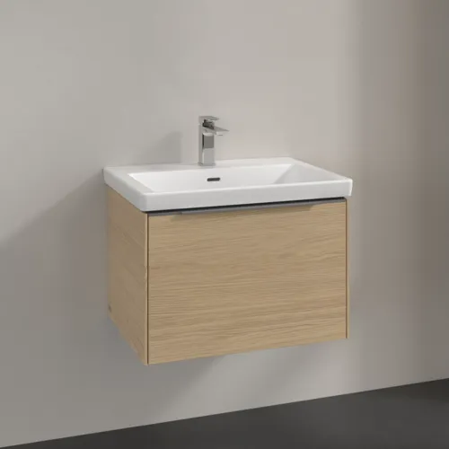 Bild von VILLEROY BOCH Subway 3.0 Waschbeckenunterschrank, 1 Auszug, 622 x 429 x 478 mm, Nordic Oak #C57500VJ