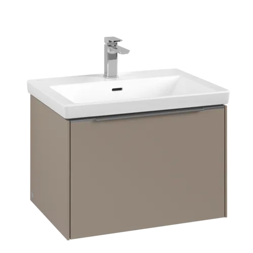 Bild von VILLEROY BOCH Subway 3.0 Waschbeckenunterschrank, 1 Auszug, 622 x 429 x 478 mm, Taupe #C57500VM