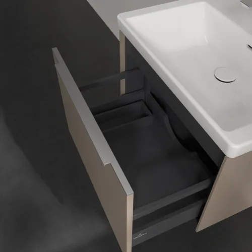 Bild von VILLEROY BOCH Subway 3.0 Waschbeckenunterschrank, 1 Auszug, 622 x 429 x 478 mm, Taupe #C57500VM