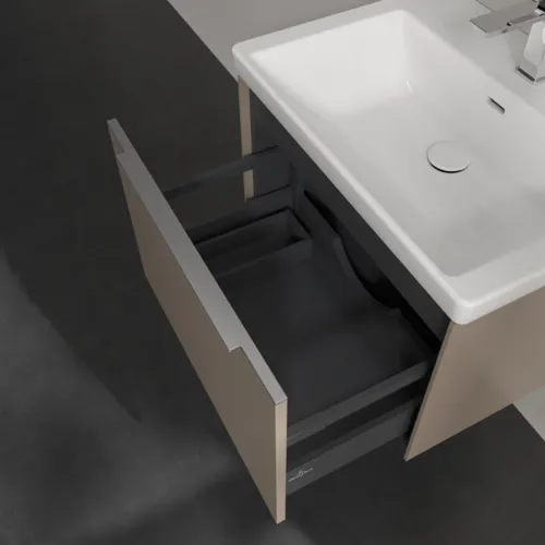 Bild von VILLEROY BOCH Subway 3.0 Waschbeckenunterschrank, 1 Auszug, 622 x 429 x 478 mm, Taupe #C57500VM