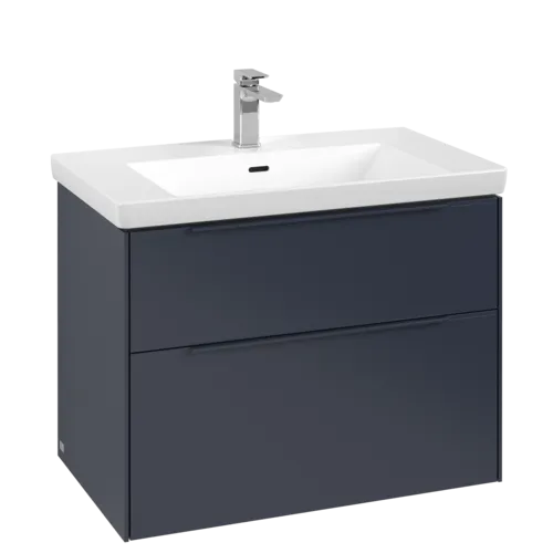 Bild von VILLEROY BOCH Subway 3.0 Waschbeckenunterschrank, 2 Auszüge, 772 x 576 x 478 mm, Marine Blue #C57402VQ