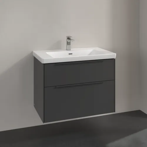 Bild von VILLEROY BOCH Subway 3.0 Waschbeckenunterschrank, 2 Auszüge, 772 x 576 x 478 mm, Graphite #C57402VR