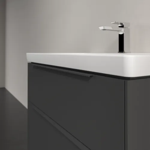 Bild von VILLEROY BOCH Subway 3.0 Waschbeckenunterschrank, 2 Auszüge, 772 x 576 x 478 mm, Graphite #C57402VR