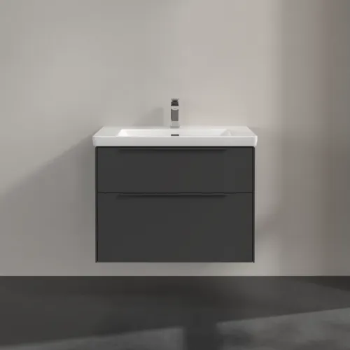 Bild von VILLEROY BOCH Subway 3.0 Waschbeckenunterschrank, 2 Auszüge, 772 x 576 x 478 mm, Graphite #C57402VR