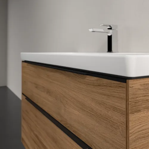 Bild von VILLEROY BOCH Subway 3.0 Waschbeckenunterschrank, 2 Auszüge, 973 x 576 x 478 mm, Kansas Oak #C57001RH
