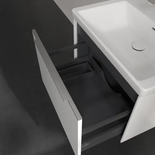 Picture of VILLEROY BOCH Subway 3.0 Vanity unit, 1 pull-out compartment, 622 x 429 x 478 mm, Pure White #C57500VF