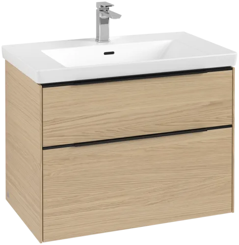 Bild von VILLEROY BOCH Subway 3.0 Waschbeckenunterschrank, 2 Auszüge, 772 x 576 x 478 mm, Nordic Oak #C57401VJ