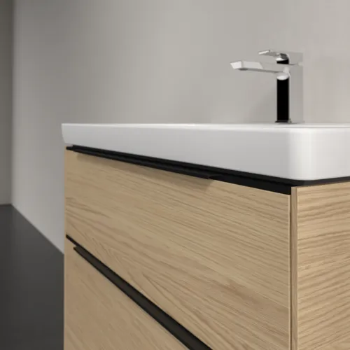 Bild von VILLEROY BOCH Subway 3.0 Waschbeckenunterschrank, 2 Auszüge, 772 x 576 x 478 mm, Nordic Oak #C57401VJ