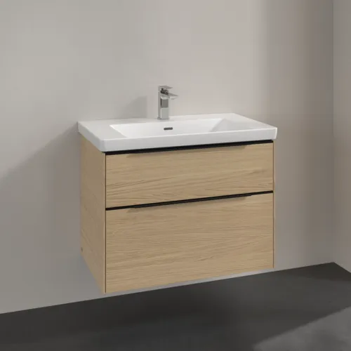 Bild von VILLEROY BOCH Subway 3.0 Waschbeckenunterschrank, 2 Auszüge, 772 x 576 x 478 mm, Nordic Oak #C57401VJ