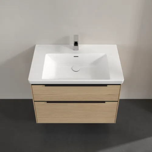 Bild von VILLEROY BOCH Subway 3.0 Waschbeckenunterschrank, 2 Auszüge, 772 x 576 x 478 mm, Nordic Oak #C57401VJ
