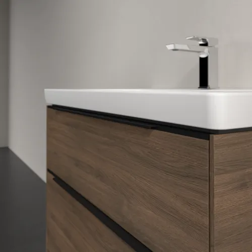 Bild von VILLEROY BOCH Subway 3.0 Waschbeckenunterschrank, 2 Auszüge, 772 x 576 x 478 mm, Arizona Oak #C57401VH